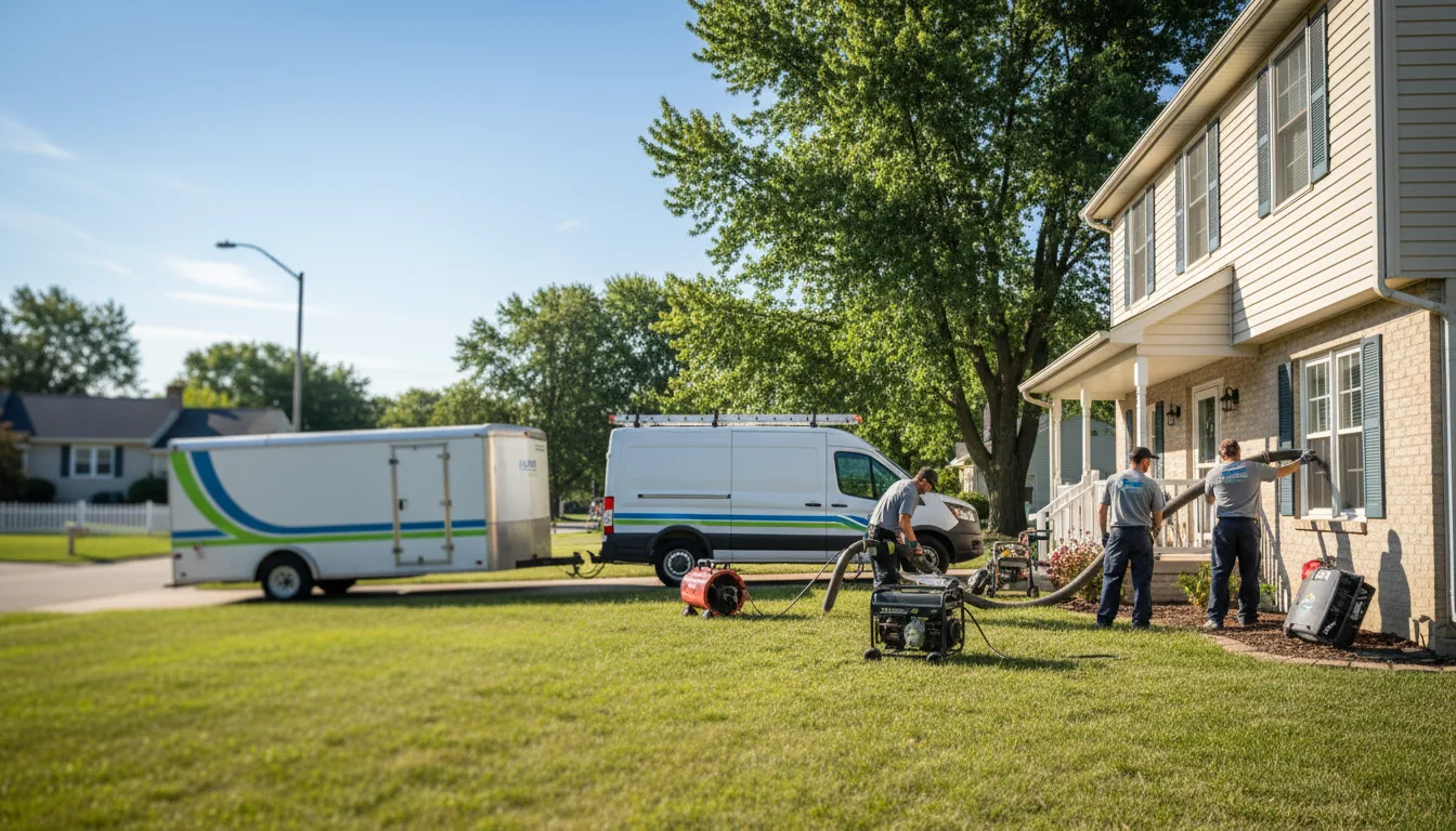 Flooded Basement Restoration And Cleanup With Repair in Everest, KS near me